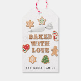 Para Regalos Horneado De Amor | Etiquetas de regalo de cookie
