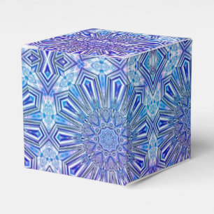 Para Regalos Ice Star Kaleidoscope Patrón de cubo caja de favor