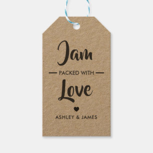 Para Regalos Jam Empaquetado Con Etiquetas De Regalo De Amor, E