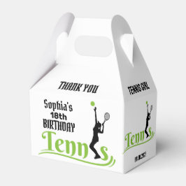 Para Regalos Jugador de tenis Chica, Chica de cumpleaños caja d