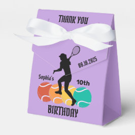 Para Regalos Jugador de tenis Chica, Chica de cumpleaños caja d