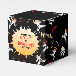 Para Regalos Karate Niños Niños Fiesta de cumpleaños Caja de re