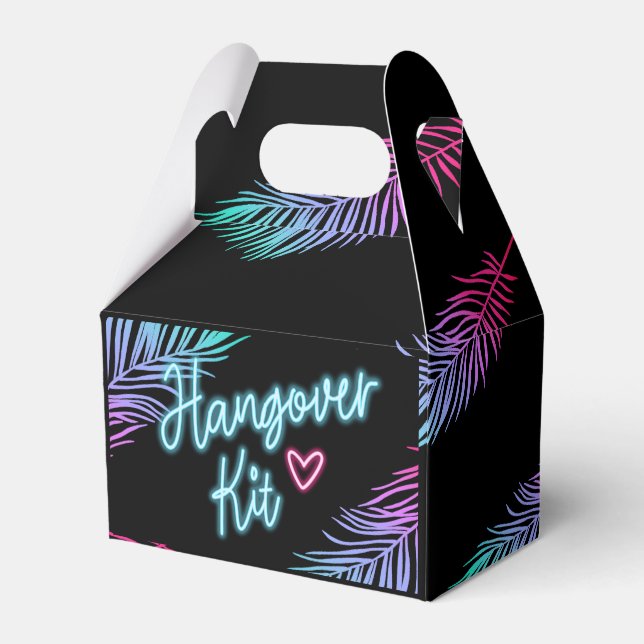 Para Regalos La caja de favoritas de la playa tropical azul y r (Front Side)