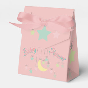 Para Regalos La caja w/Sun, luna del favor de Baby Shower,