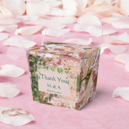 Para Regalos Ladrillos pintados Caja Verde de Favor de la Boda