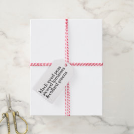 Para Regalos Las etiquetas del regalo de la buena suerte