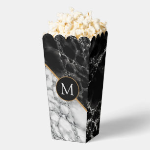 Para Regalos Letra personalizada Caja de palomitas de maíz Márm