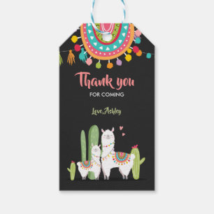 Para Regalos Llama gracias etiquetas Fiesta Cactus Alpaca Mexic