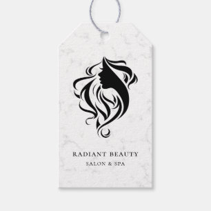 Para Regalos Logotipo moderno de salón de pelo Etiquetas de pre