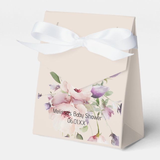 Para Regalos Magnolia Blooms Cinta de Tiendas Caja de Favor de  (Front Side)