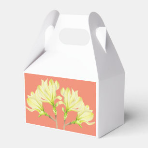 Para Regalos Magnolias Amarillas en una Caja de Favor