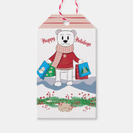Para Regalos Mama Polar Oso Etiquetas de Regalo de Navidad