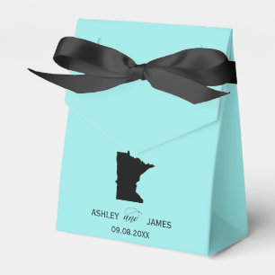 Para Regalos Mapa de estado de caja favorita de Minnesota