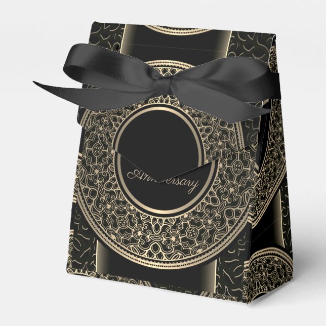 Para Regalos Medallón de Oro 50° aniversario Caja de Favor de T (Front Side)