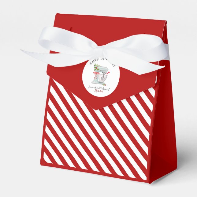 Para Regalos Mezclador de pasteles horneado con caja de amor (Front Side)