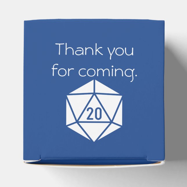 Para Regalos Moda de mesa en caja de Favor Azul (Parte superior)