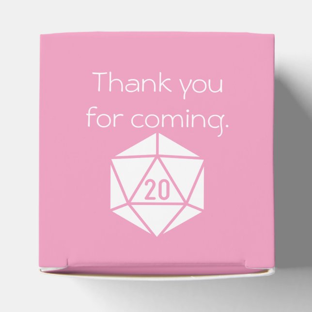 Para Regalos Moda de mesa en caja de favores Petal rosado (Parte superior)