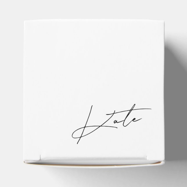 Para Regalos Moderna caja de propuestas de la dama de honor Min (Parte superior)