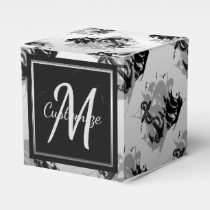 Para Regalos Monograma Barco pirata y caja favorita de cubo anc