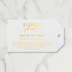 Para Regalos Mostrar insertos de ducha y etiquetas de regalo co