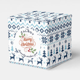Para Regalos NAVIDADES Blue Tradicional caja de favoritos perso