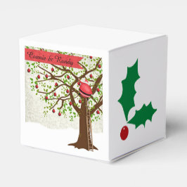 Para Regalos Navidades Caja de Favor de Boda Novia Groom Santa