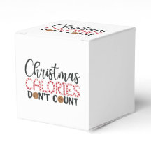 Navidades Calorías no cuentan caja de favoritos