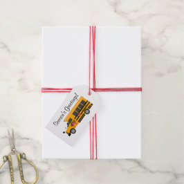 Para Regalos Navidades de autobús escolares regalan etiquetas f