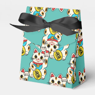 Para Regalos Neko japonés del maneki de la caja del favor del