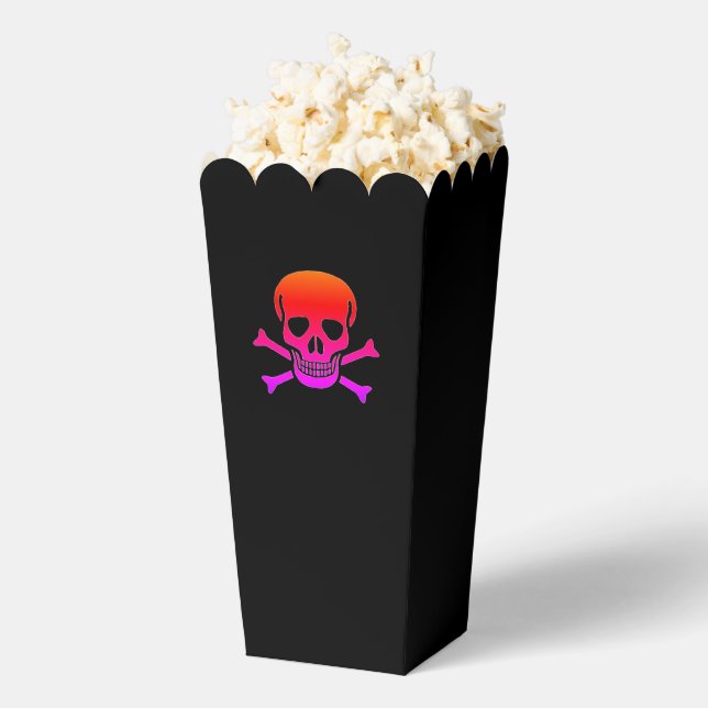 Para Regalos Neon Skull caja de palomitas negras (apareció)