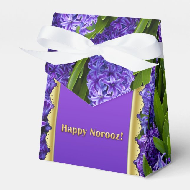 Para Regalos Noble Feliz Noruz Hyacinths - Tienda de caja de fa (Front Side)