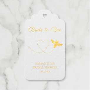 Para Regalos Novia a Bee Etiquetas favoritas de duchas nupcia