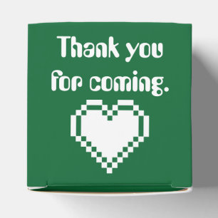 Para Regalos Nuestros corazones de 8 bits en caja de favores ve