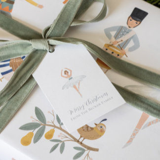 Para Regalos Nueve Damas Bailando Etiquetas De Regalo - Persona