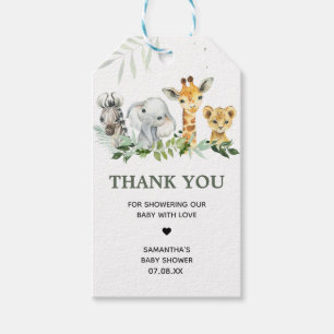 Para Regalos Oh Boy Safari Baby Shower Favoritos Etiquetas