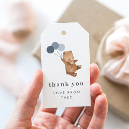 Para Regalos Oso de peluche con 3 etiquetas de regalo de globos