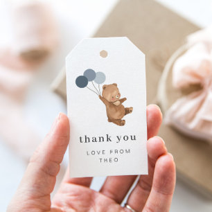 Para Regalos Oso de peluche con 3 etiquetas de regalo de globos