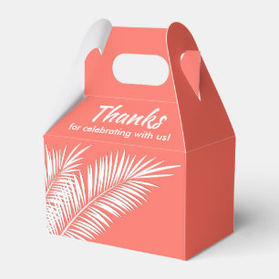 Para Regalos Palmas blancas en caja de favor del partido del co