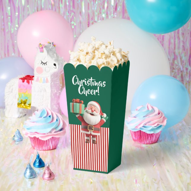 Para Regalos Papá Noel sosteniendo caja de regalo (Fiesta)