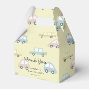 Para Regalos Patrón de coche Chica amarillo caja de favoritos B