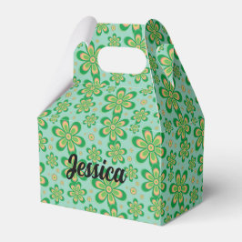 Para Regalos Patrón Floral - Caja de Favor