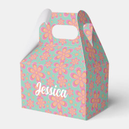 Para Regalos Patrón Floral - Caja de Favor