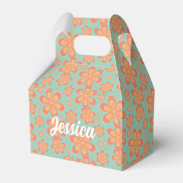Para Regalos Patrón Floral - Caja de Favor