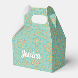 Para Regalos Patrón Floral - Caja de Favor