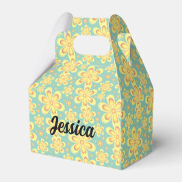 Para Regalos Patrón Floral - Caja de Favor