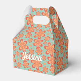 Para Regalos Patrón Floral - Caja de Favor