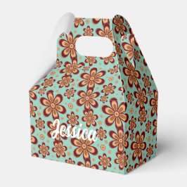 Para Regalos Patrón Floral - Caja de Favor