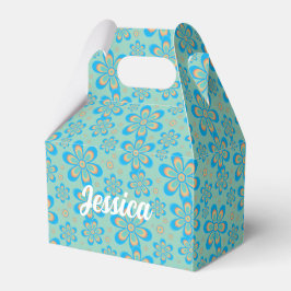 Para Regalos Patrón Floral - Caja de Favor