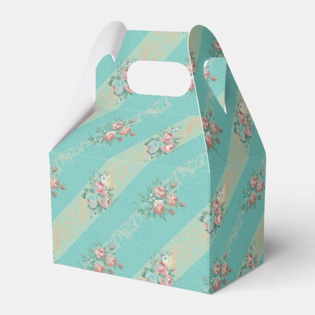 Para Regalos Patrón Rosa de época - Caja de favoritas (Front Side)