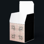 Para Regalos Pensar en la caja de regalo de los giros del paste<br><div class="desc">Patrón rosa/albaricoque pastel con metalizado enredado.</div>